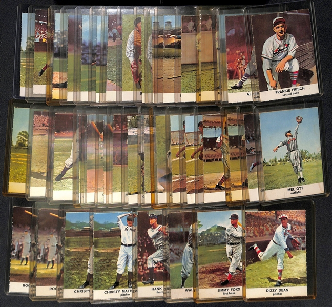 Lot of (40) Assorted 1961 Golden Press Baseball Cards